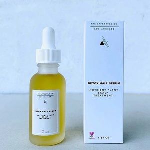 The Lyfestyle Company Detox Hair Serum Nutrient Plant Scalp Treatment 1.69 fl oz